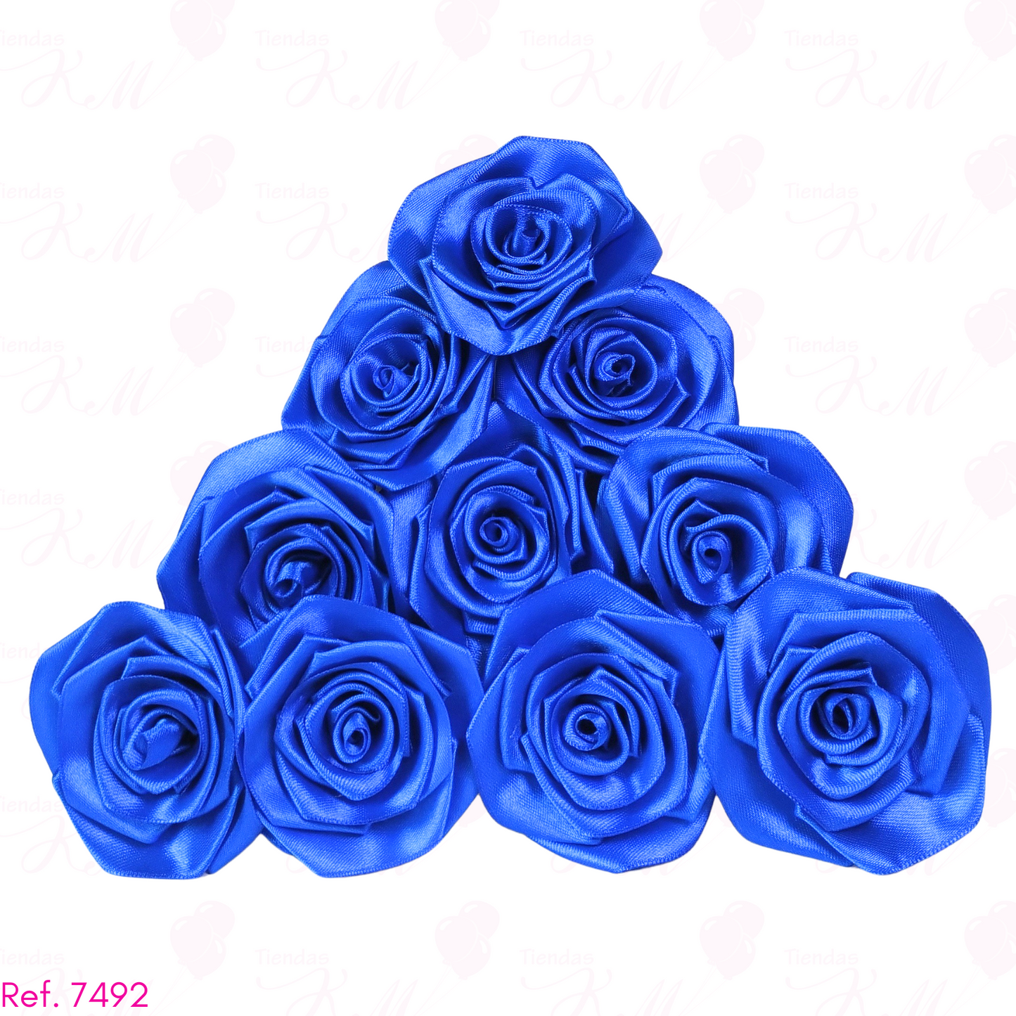 Rosa eterna terminada por unidad