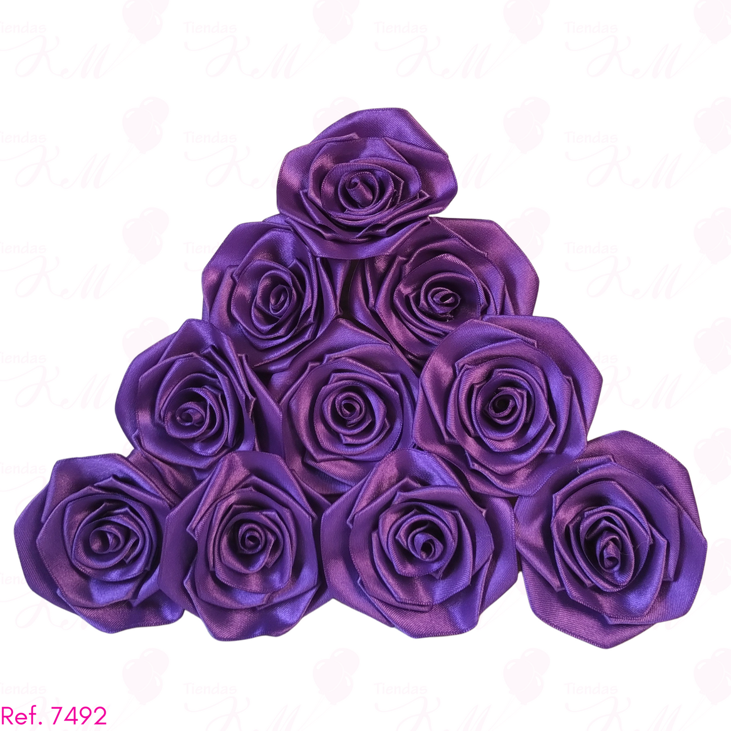 Rosa eterna terminada por unidad