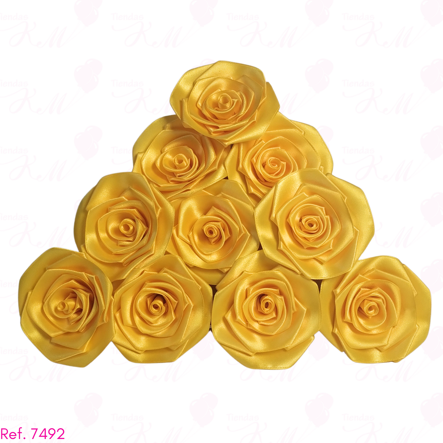 Rosa eterna terminada por unidad