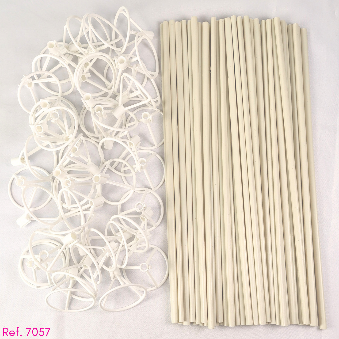 50 palos y copas para burbuja / 41cm