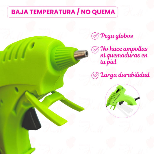 Pistola de silicona de baja temperatura