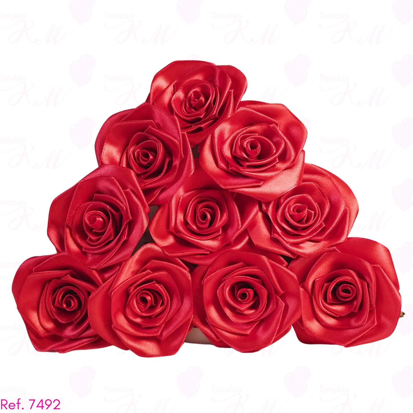 Rosa eterna terminada por unidad