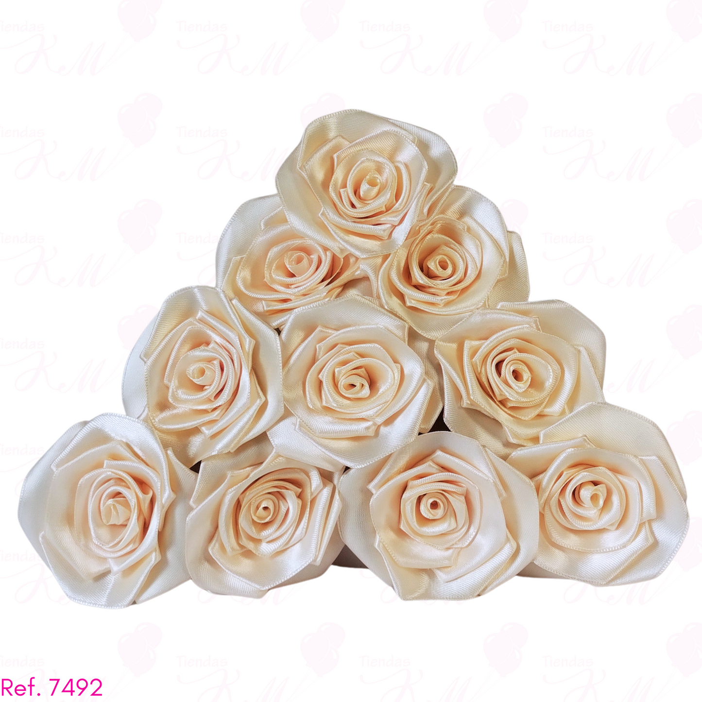 Rosa eterna terminada por unidad