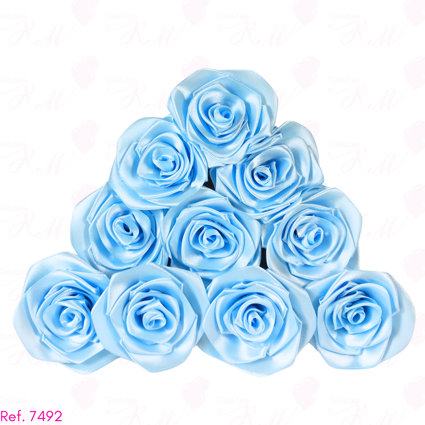 Rosa eterna terminada por unidad