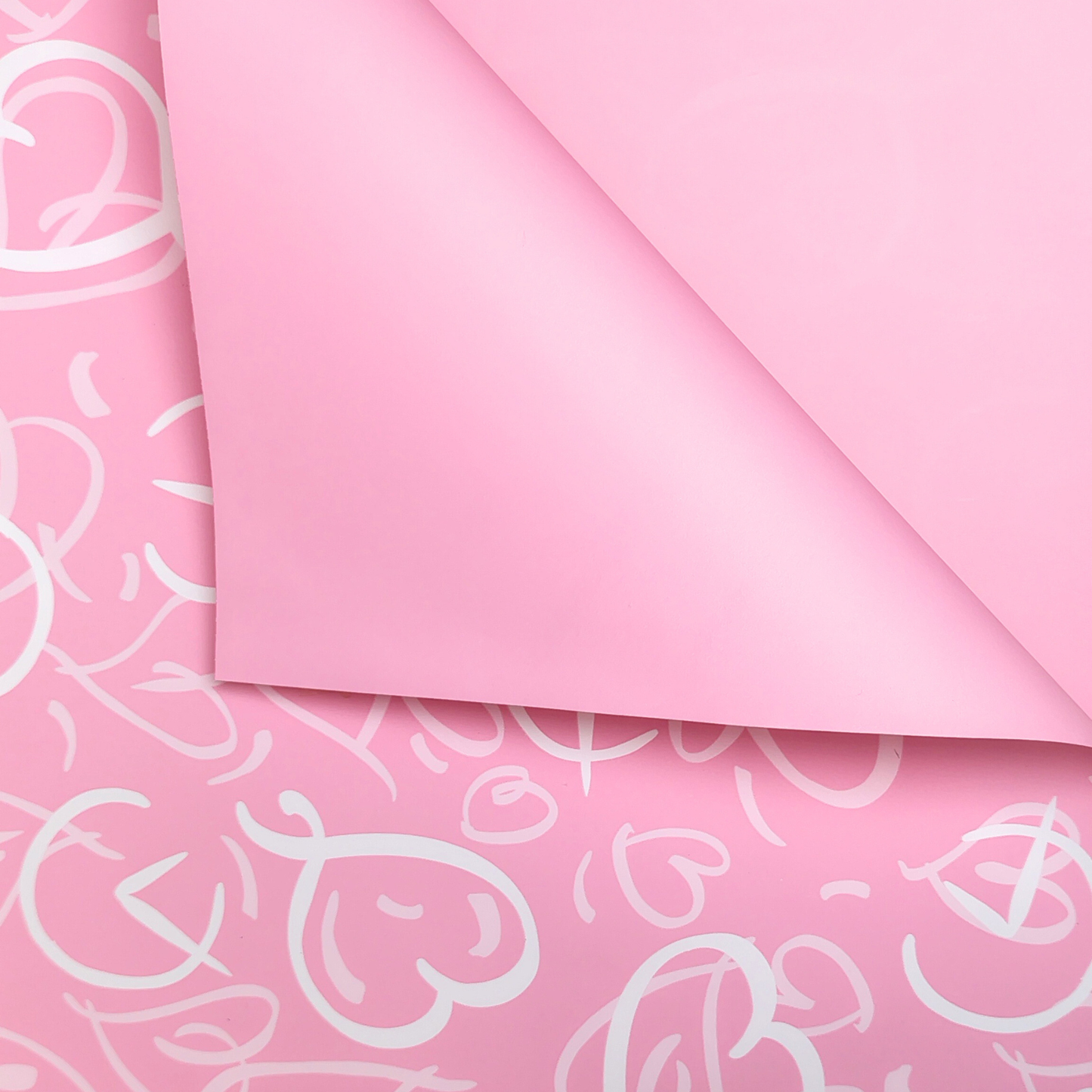 papel coreano fondo entero y corazones x 20 pliegos