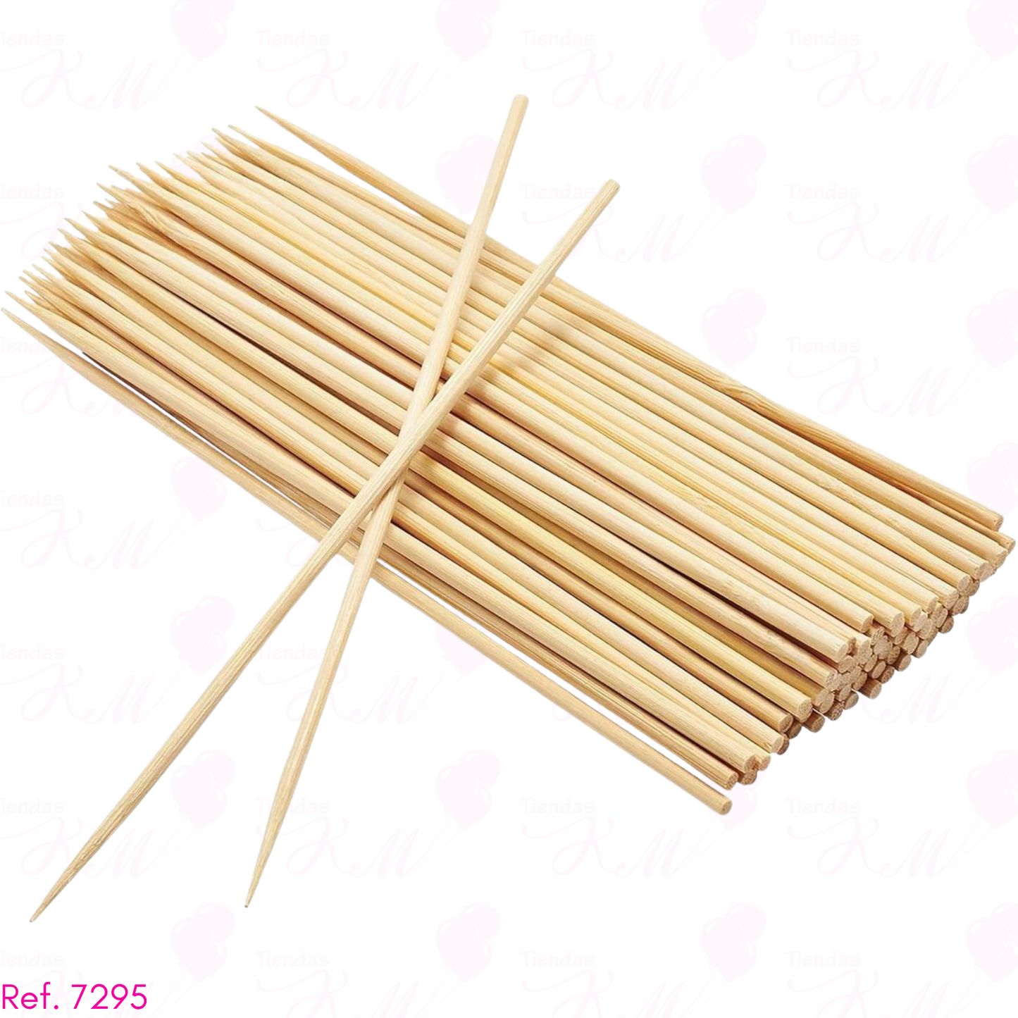 Palo pincho grueso 30cm x 100 unidades