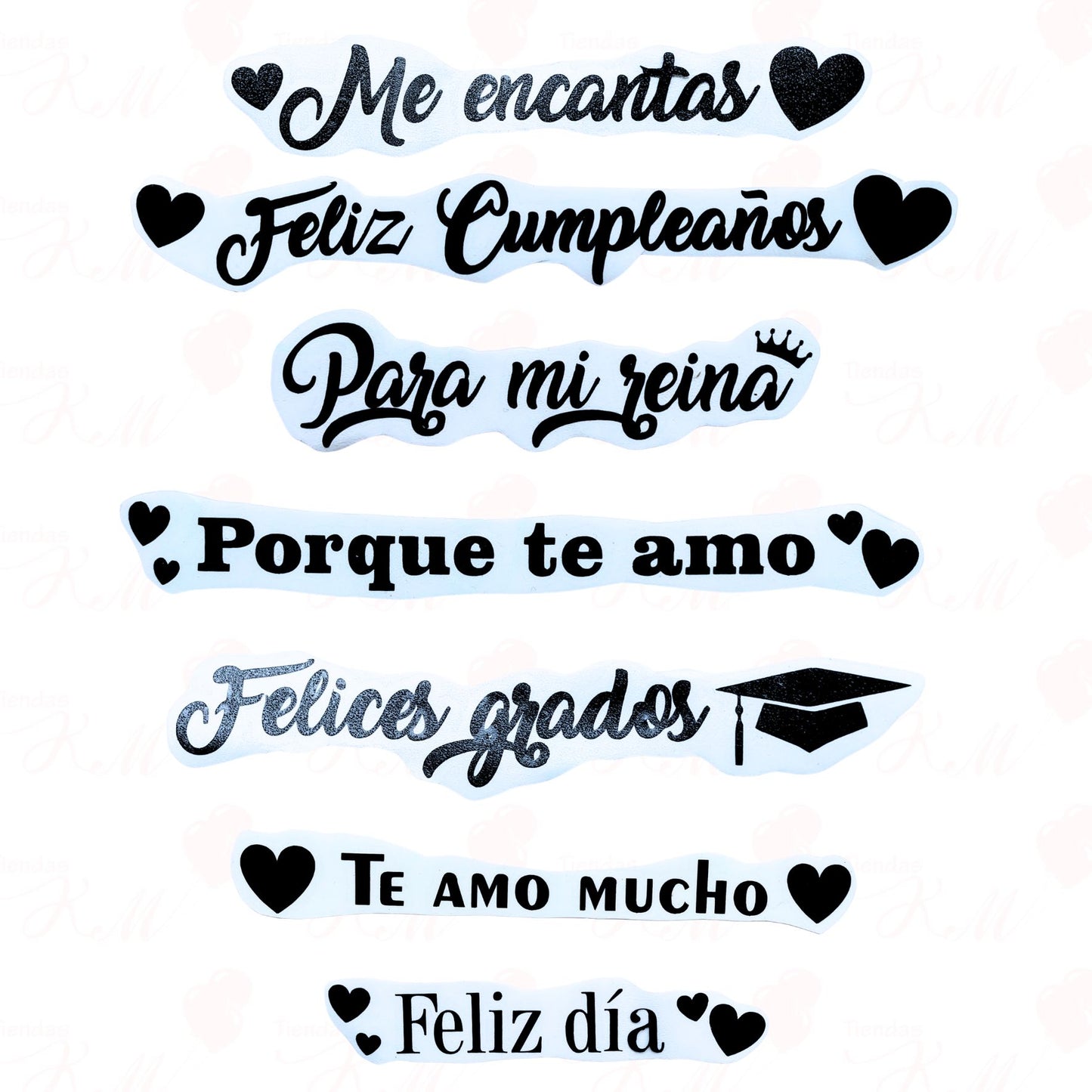 Sticker en vinilo para flores y globos