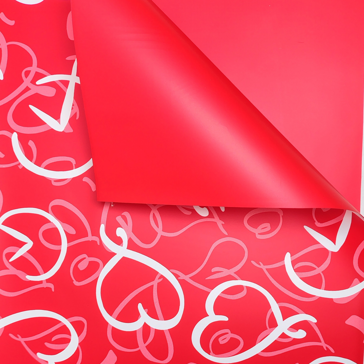 papel coreano fondo entero y corazones x 20 pliegos