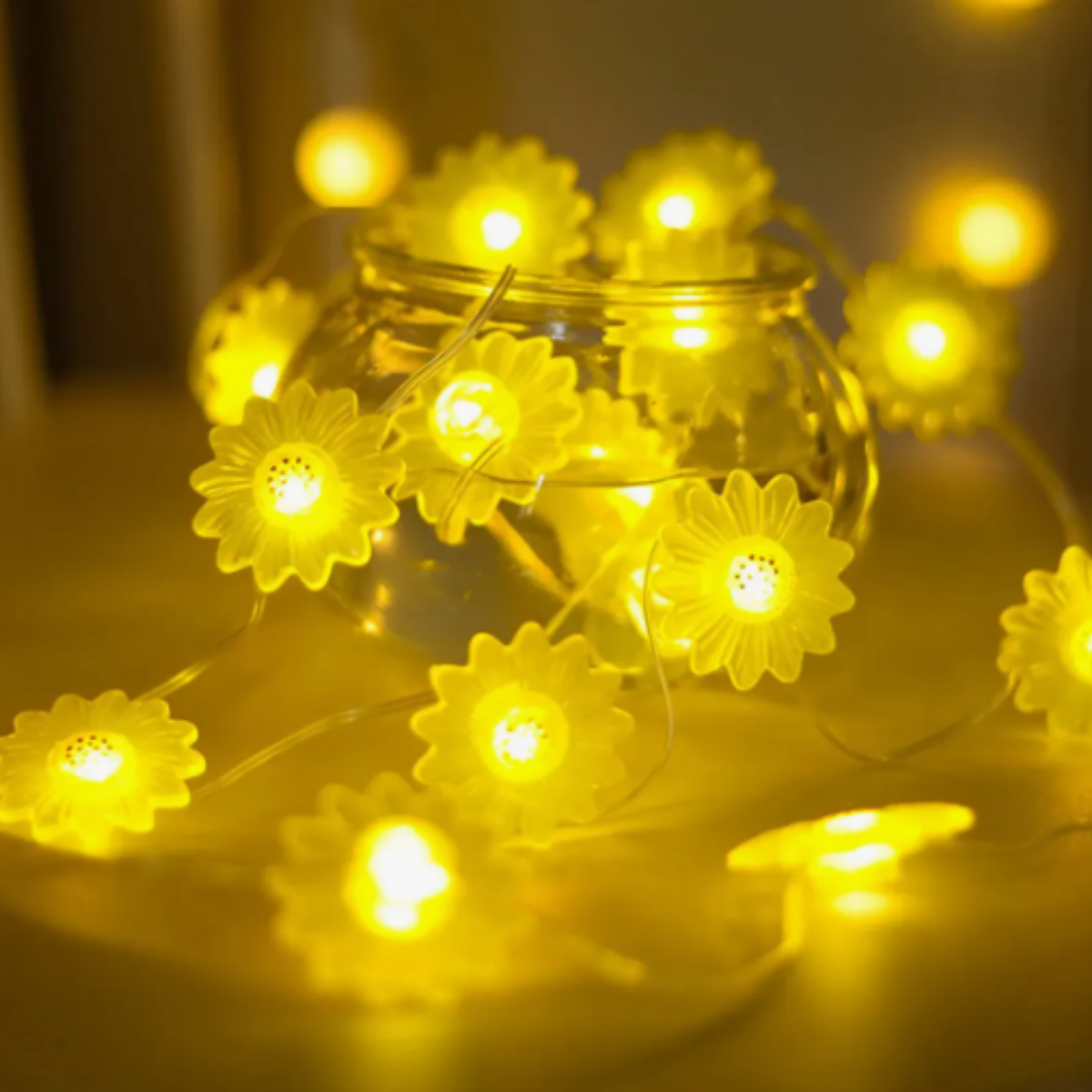 Luz led de girasoles x 1 metro
