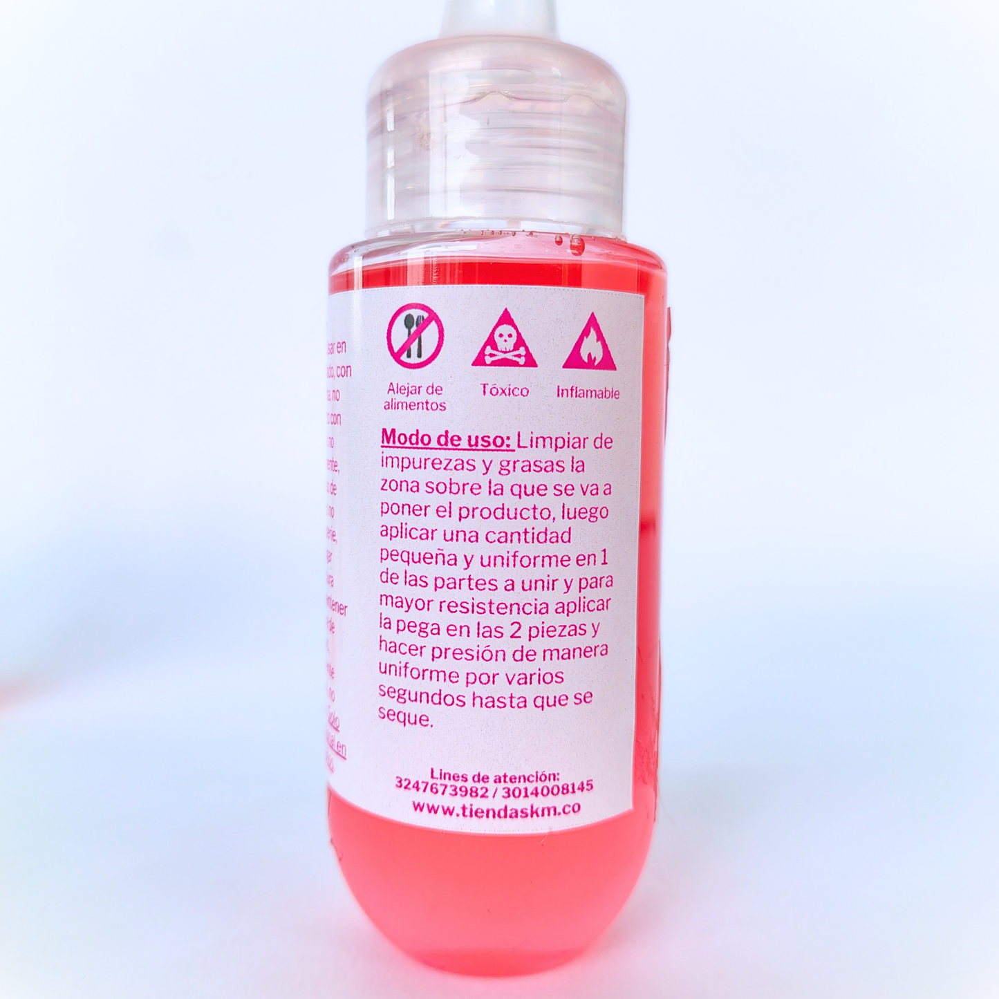Pega rosa multiusos 55 ml