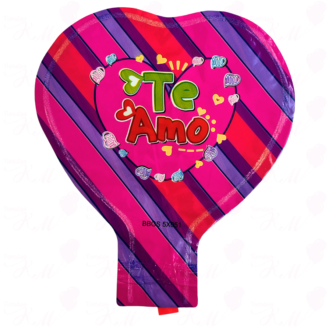 Globo metalizado 5" estampados