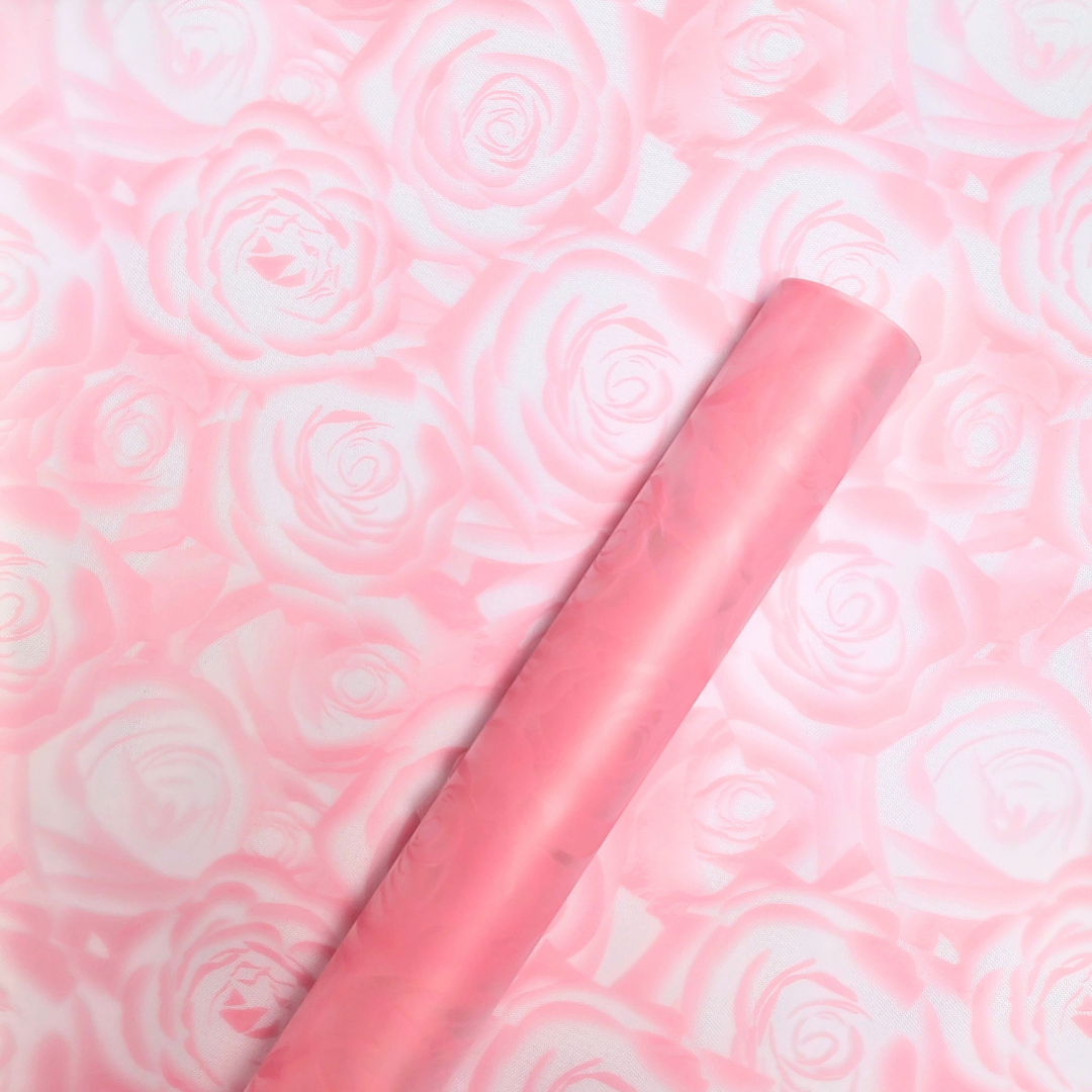 Papel coreano de rosas X 20