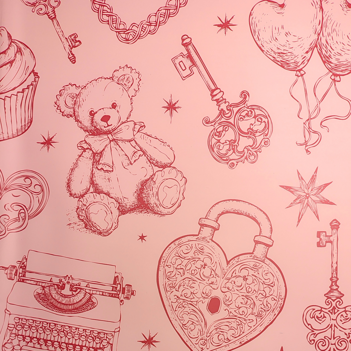 papel coreano felicidades de ositos y corazones x 20 pliegos