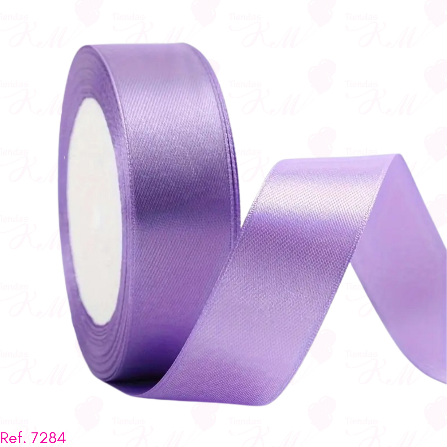 Cinta satin 2.5cm de 1 cara x 22 metros