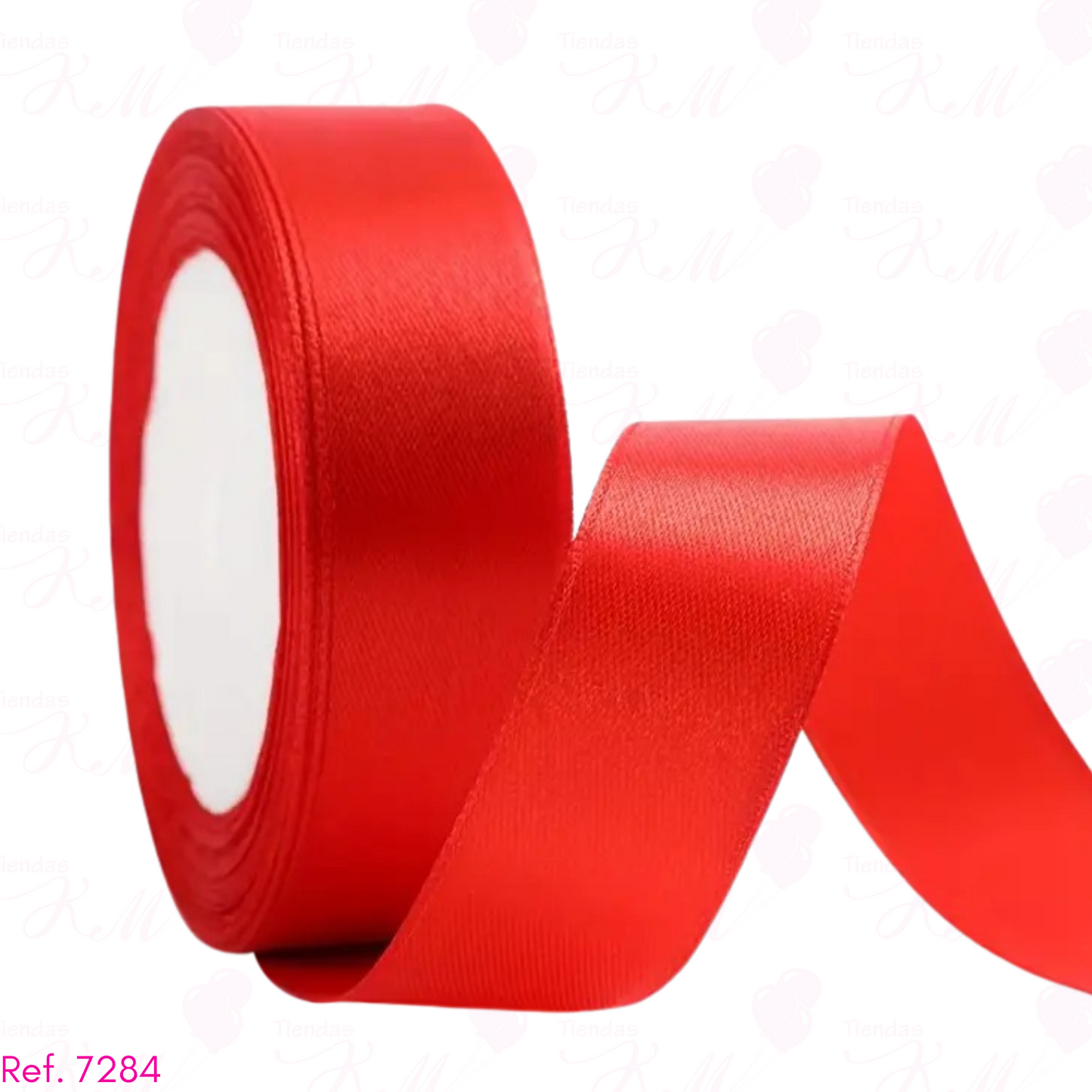 Cinta satin 2.5cm de 1 cara x 22 metros