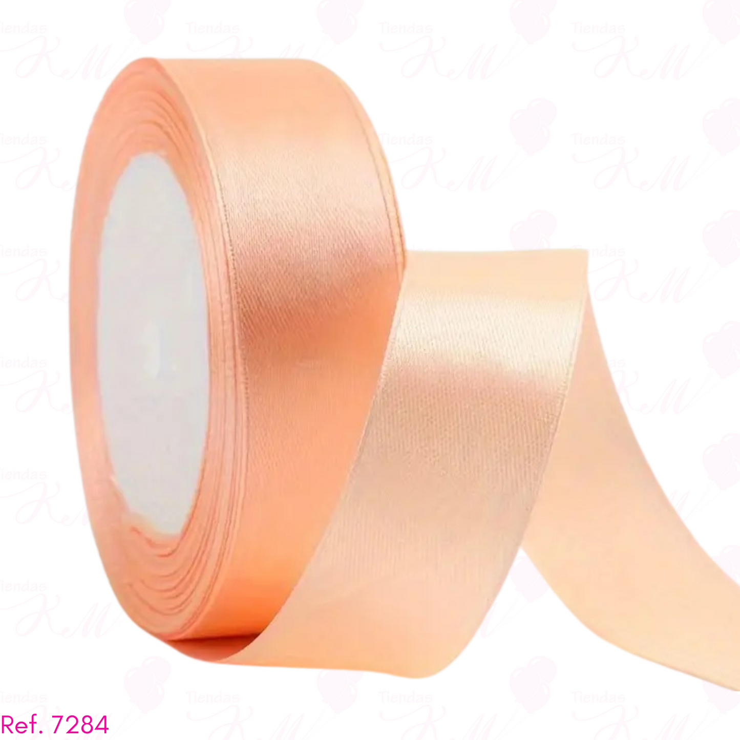 Cinta satin 2.5cm de 1 cara x 22 metros