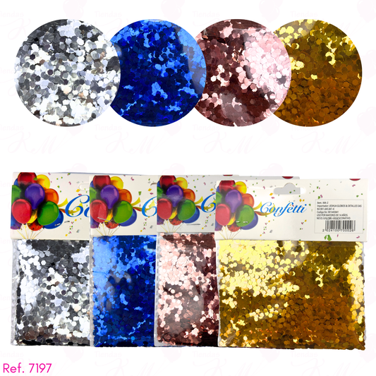 Confeti hexagonal