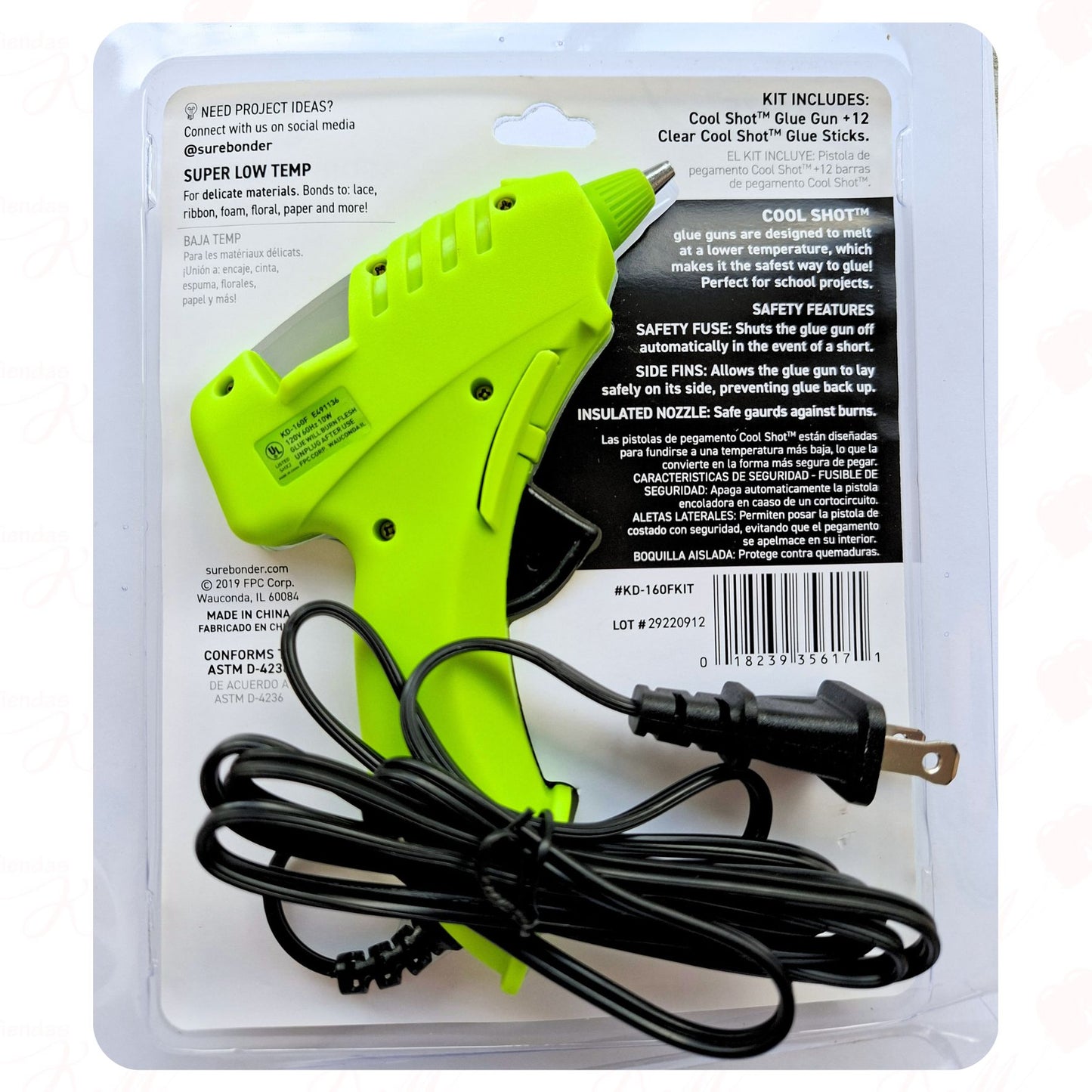 Pistola de silicona de baja temperatura
