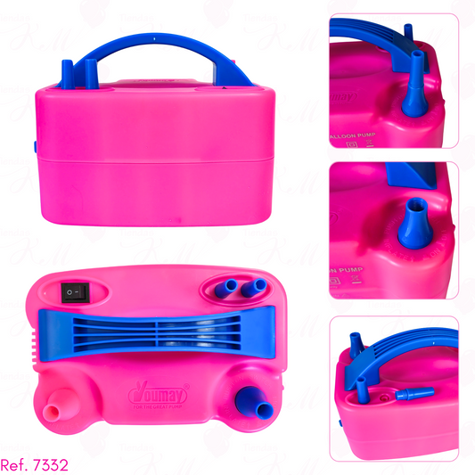 inflador electrico doble boquilla