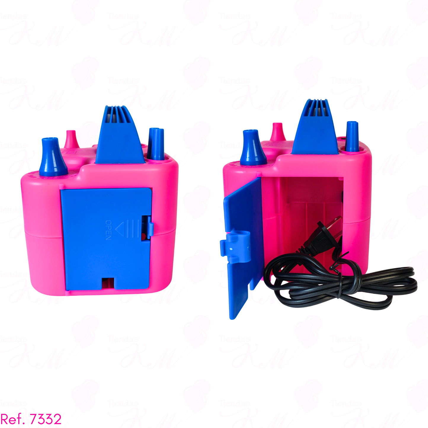 inflador electrico doble boquilla