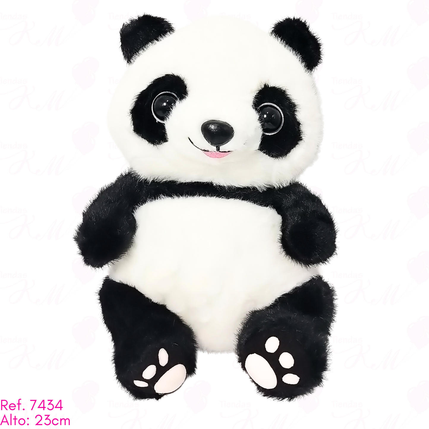 Panda peludo / 23cm