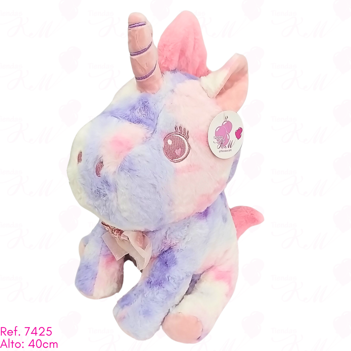 Unicornio de colores / 40 cm