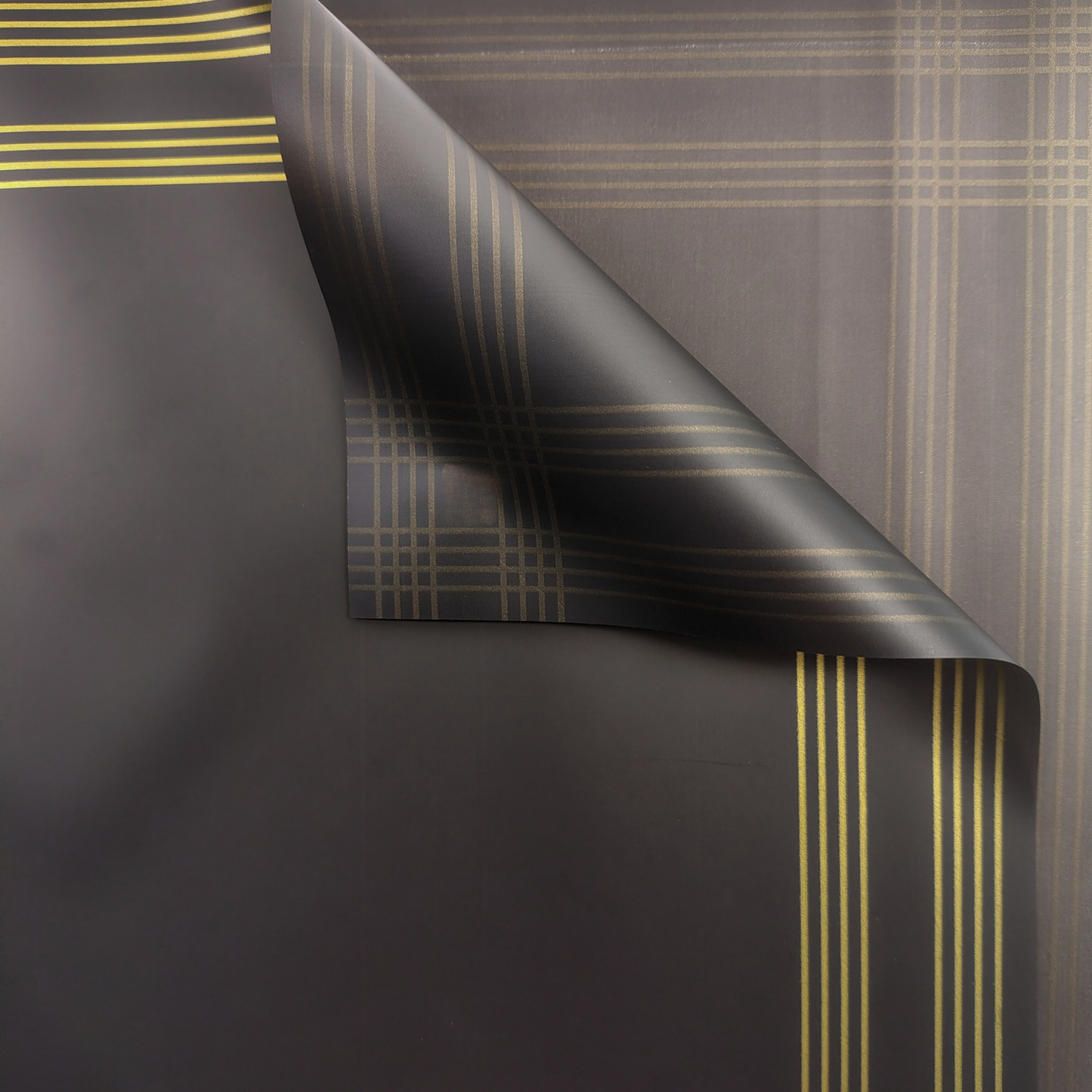 Papel coreano marco de lineas doradas x 20 hojas