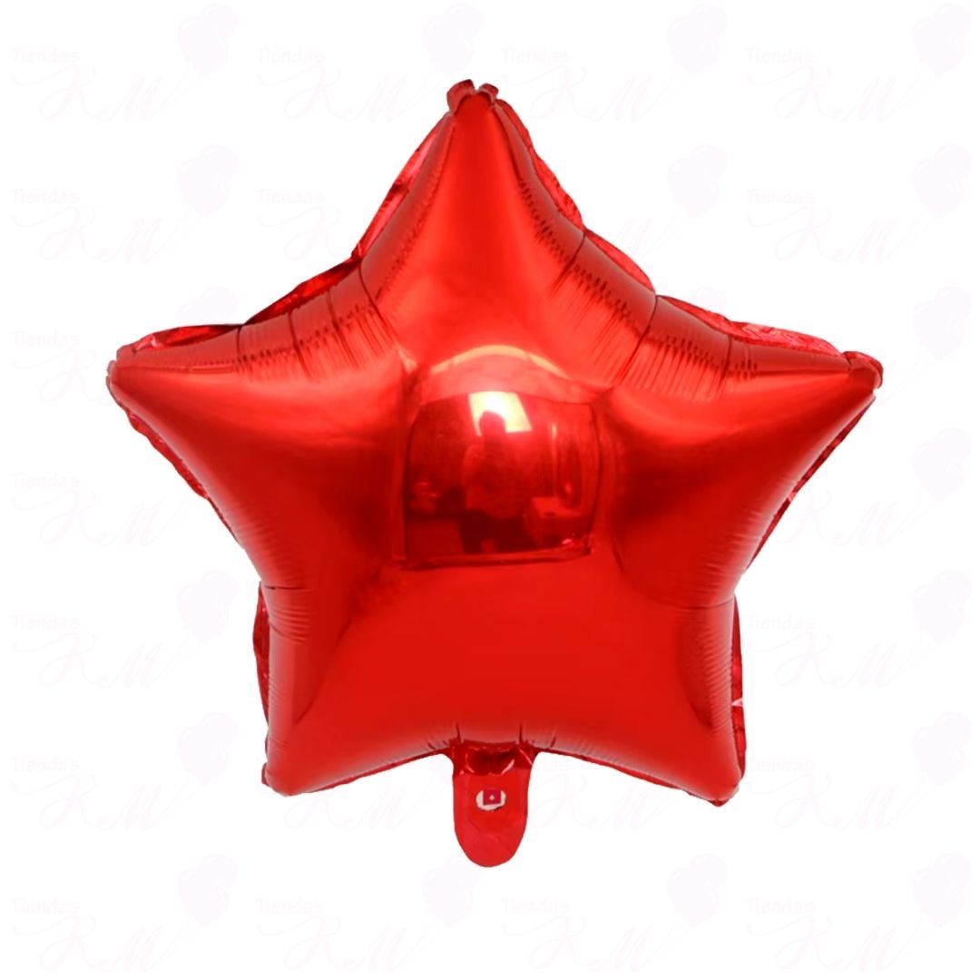 Paquete x 10 estrellas metalizadas 10" fondo entero