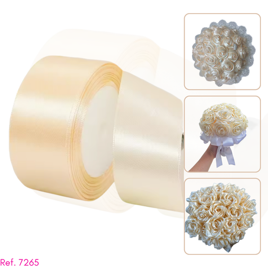 Cinta satin 4cm de 1 cara X 22 metros