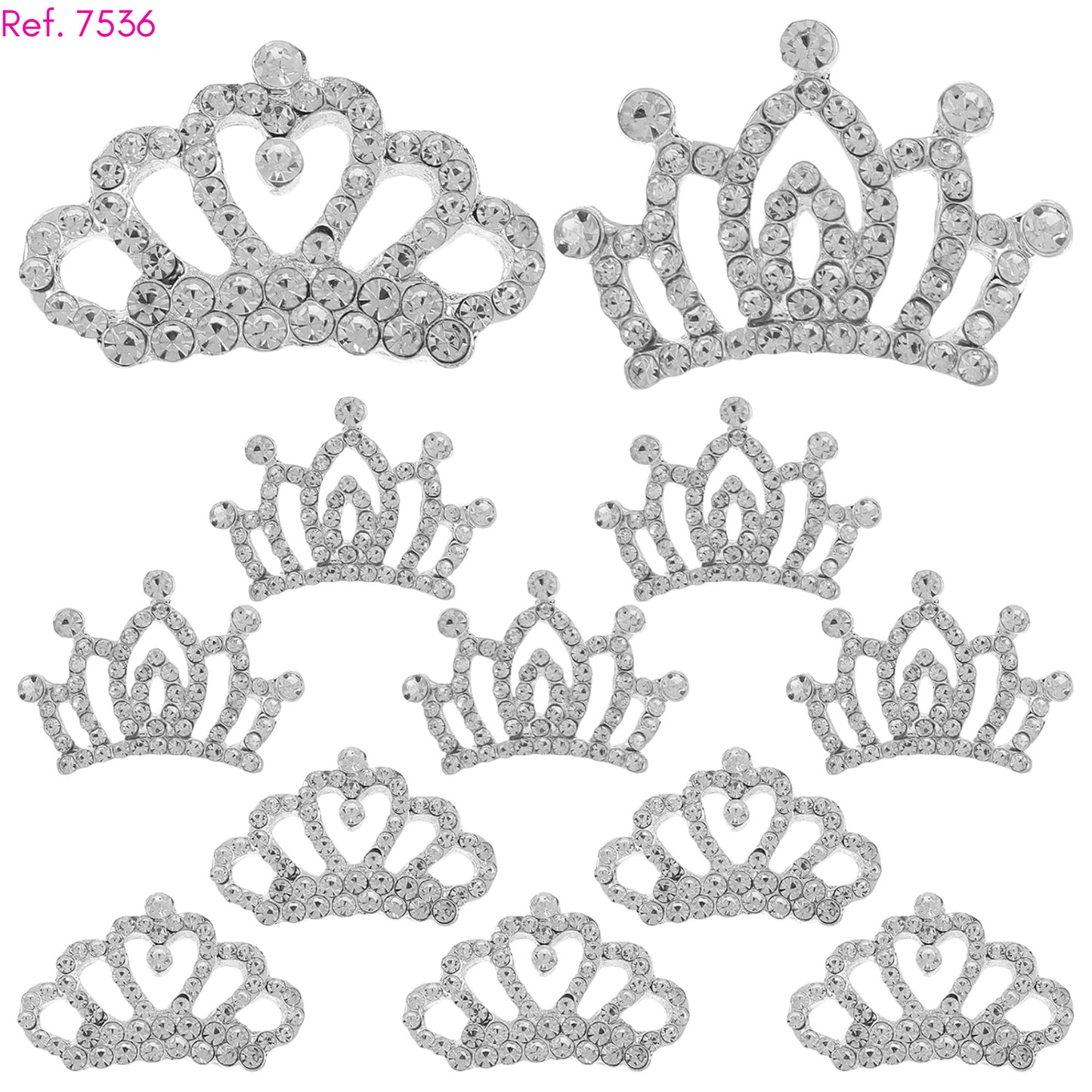 Mini tiara metálica de 4.5cm