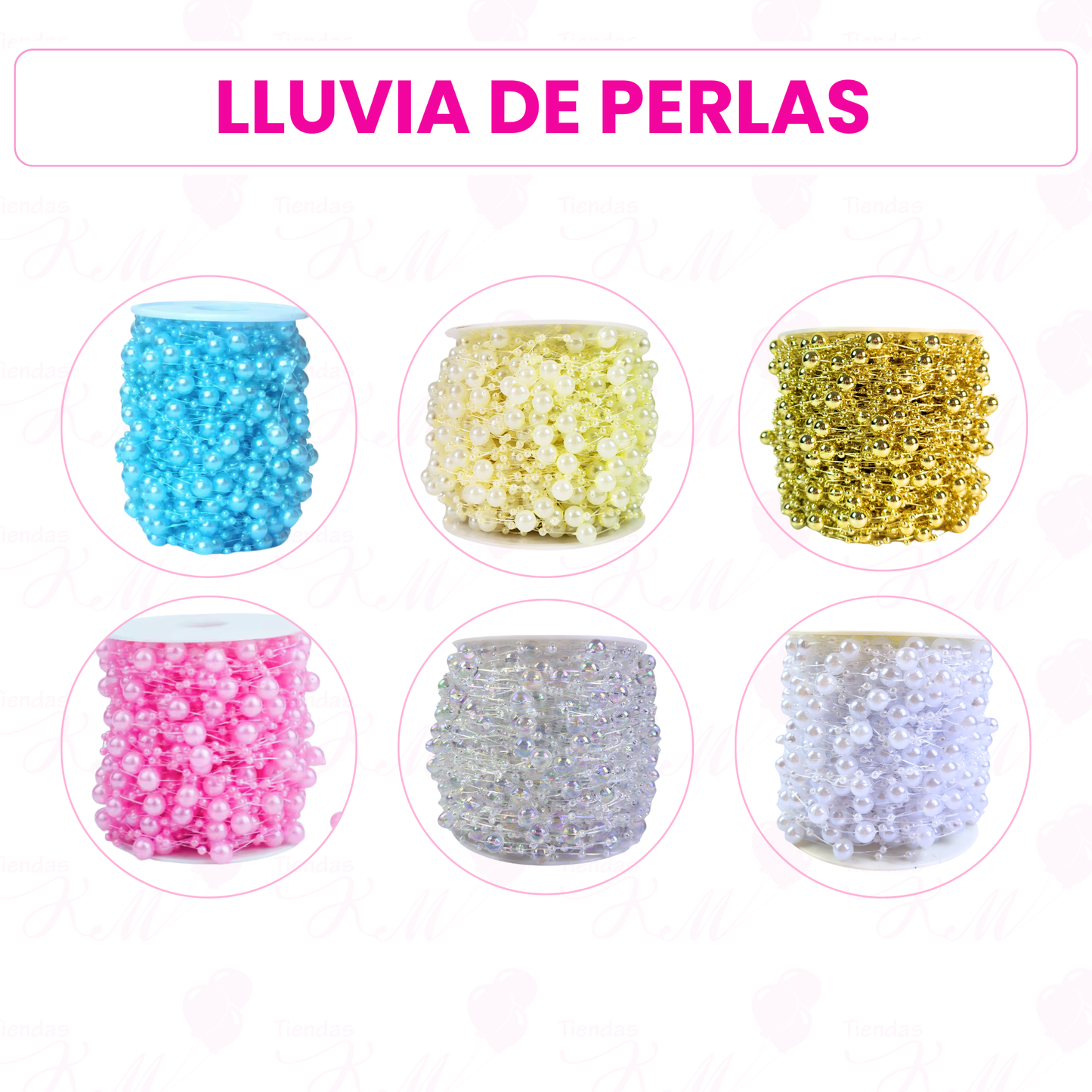 Lluvia de perlas x 5 metros