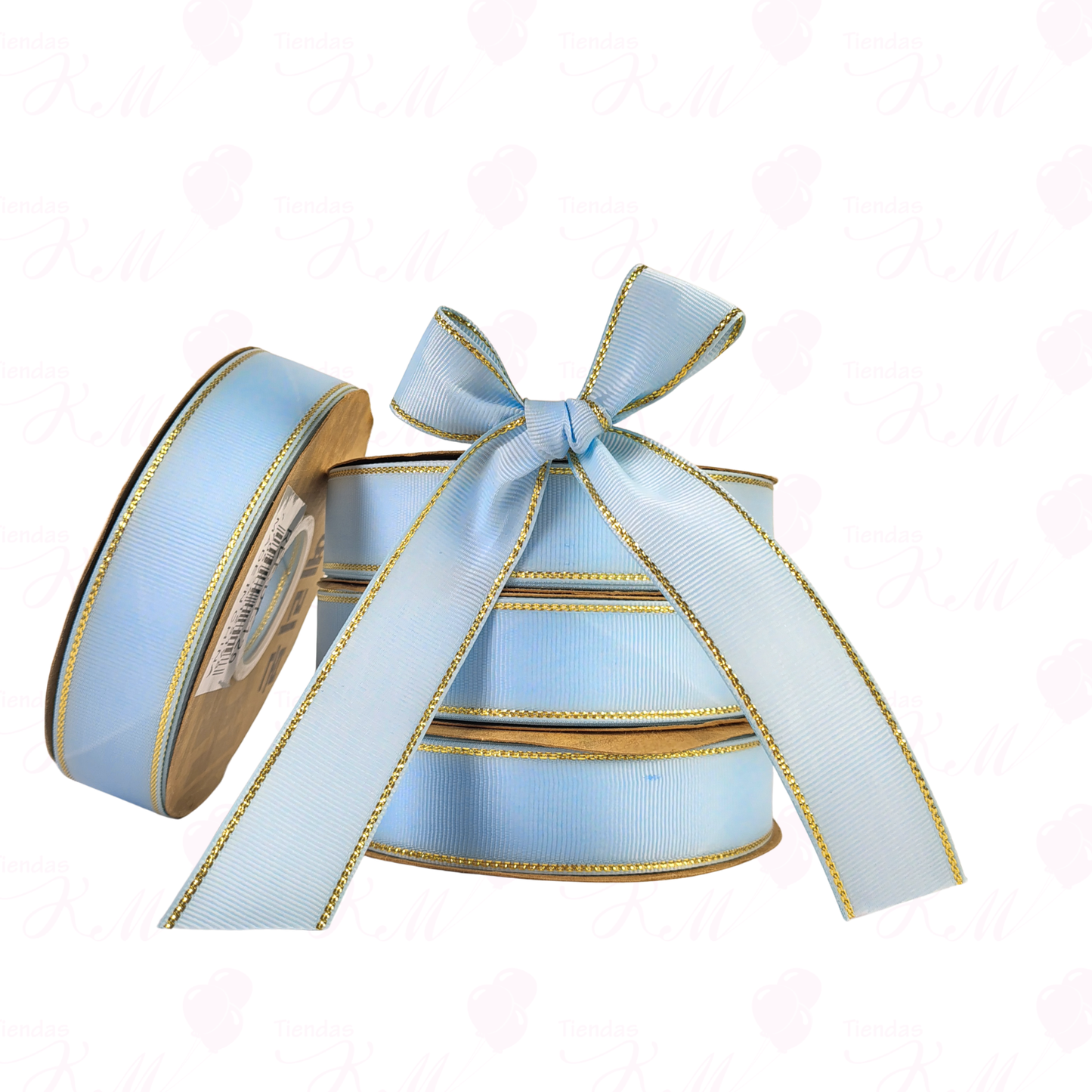 Cinta faya borde dorado 2.5cm