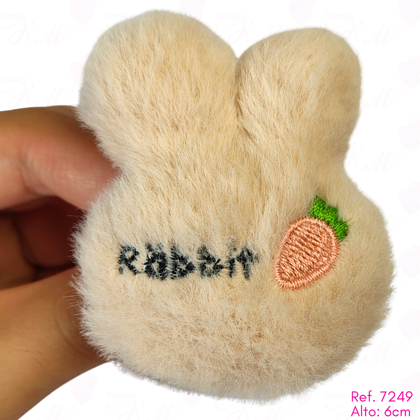 Llavero peludo pequeño por unidad