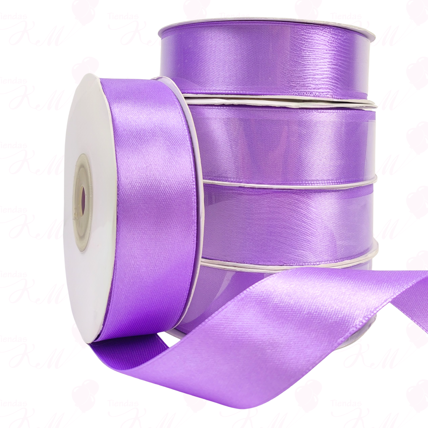 Cinta tela satin 2.5cm x 30 metros
