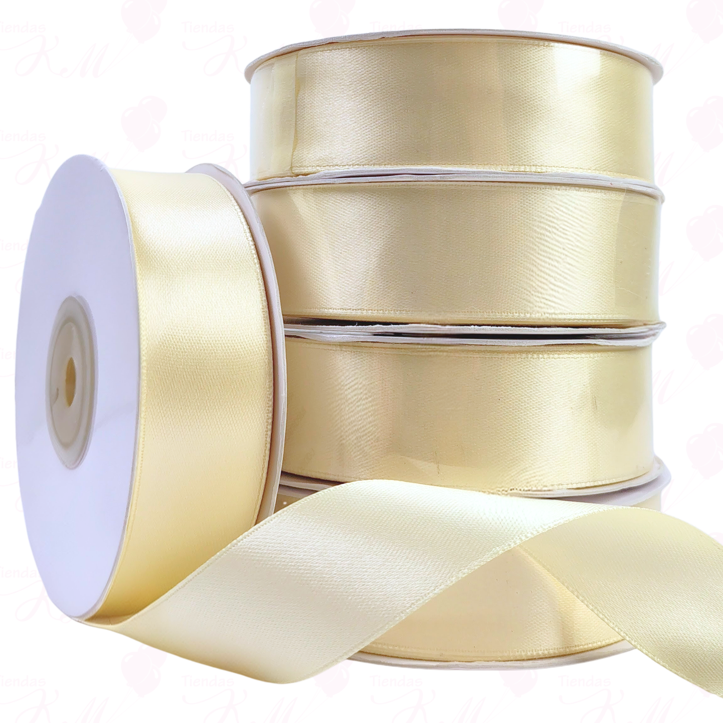 Cinta tela satin 2.5cm x 30 metros