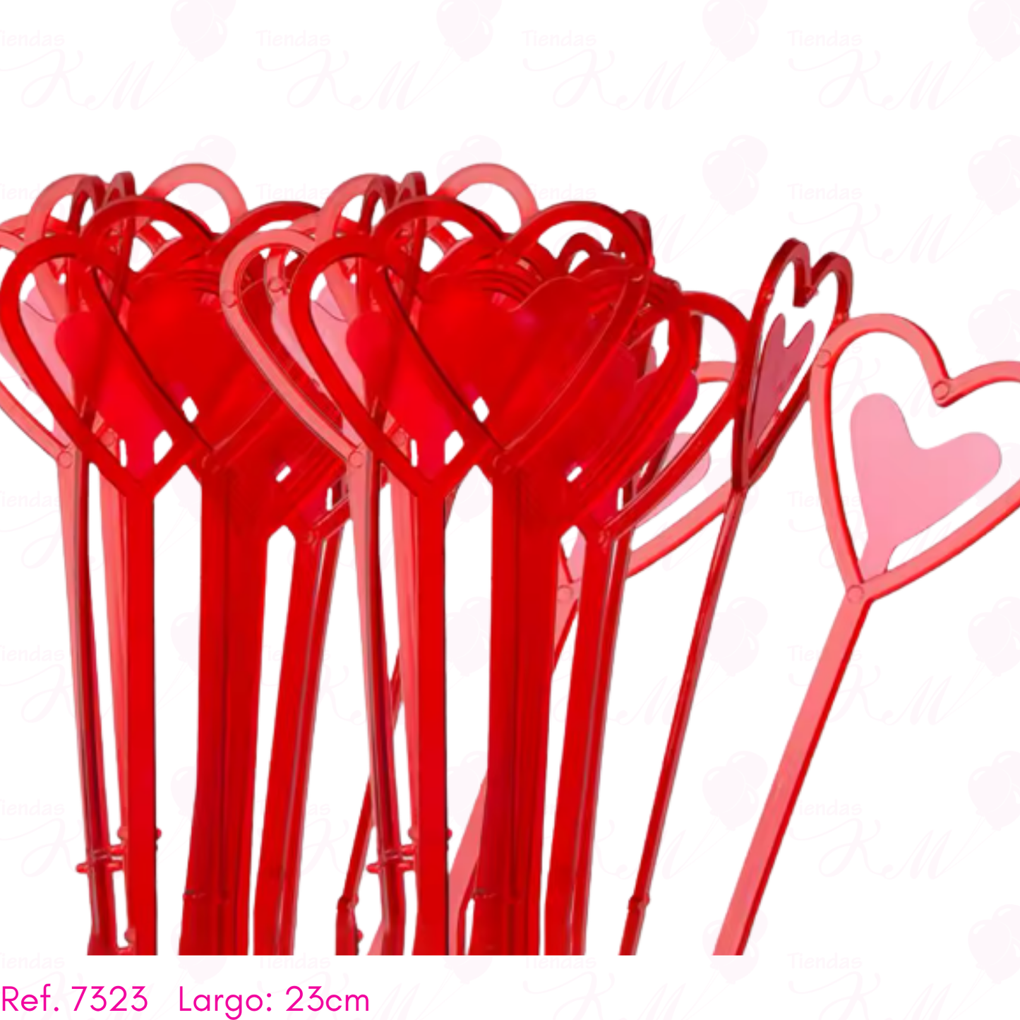 Porta tarjetas corazon rojo/rosado