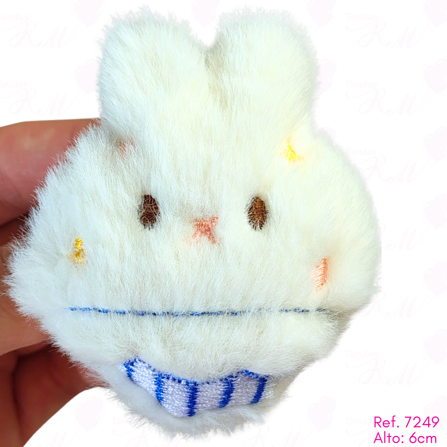 Llavero peludo pequeño por unidad