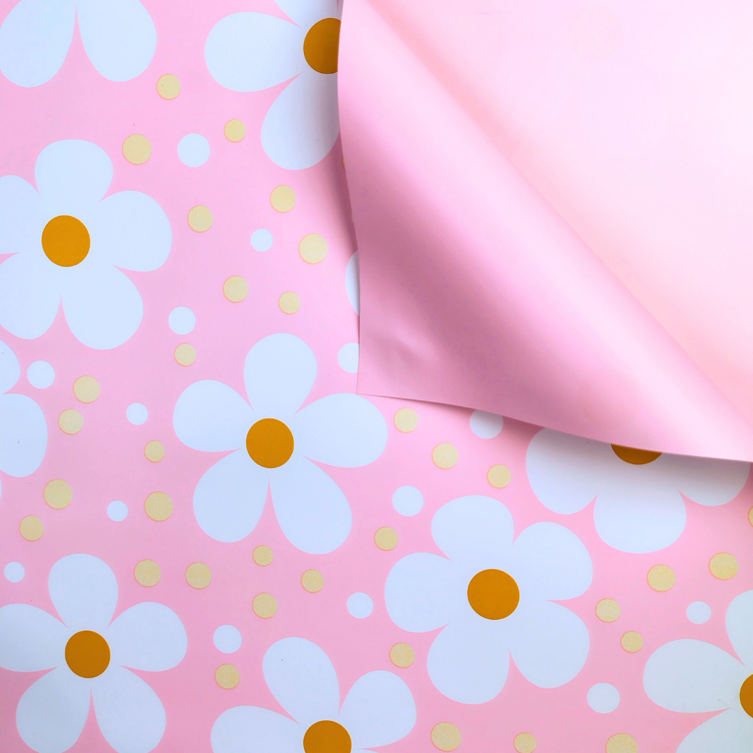 Papel coreano de flores X 20