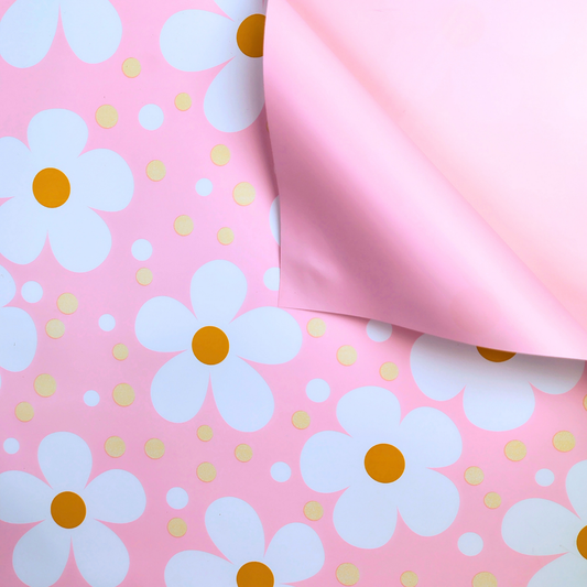 Papel coreano de flores X 20