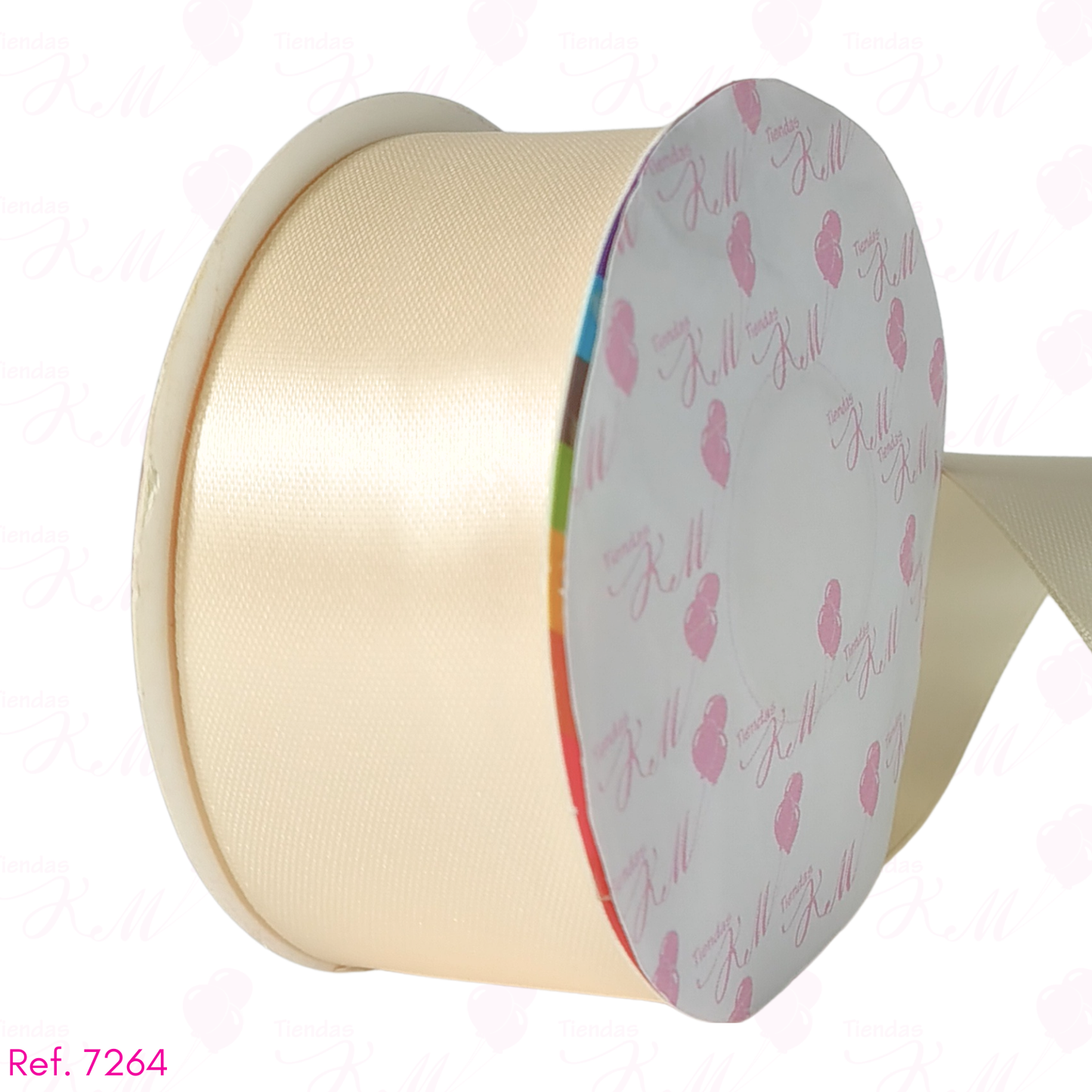 Cinta satin 4cm doble cara por 30 metros