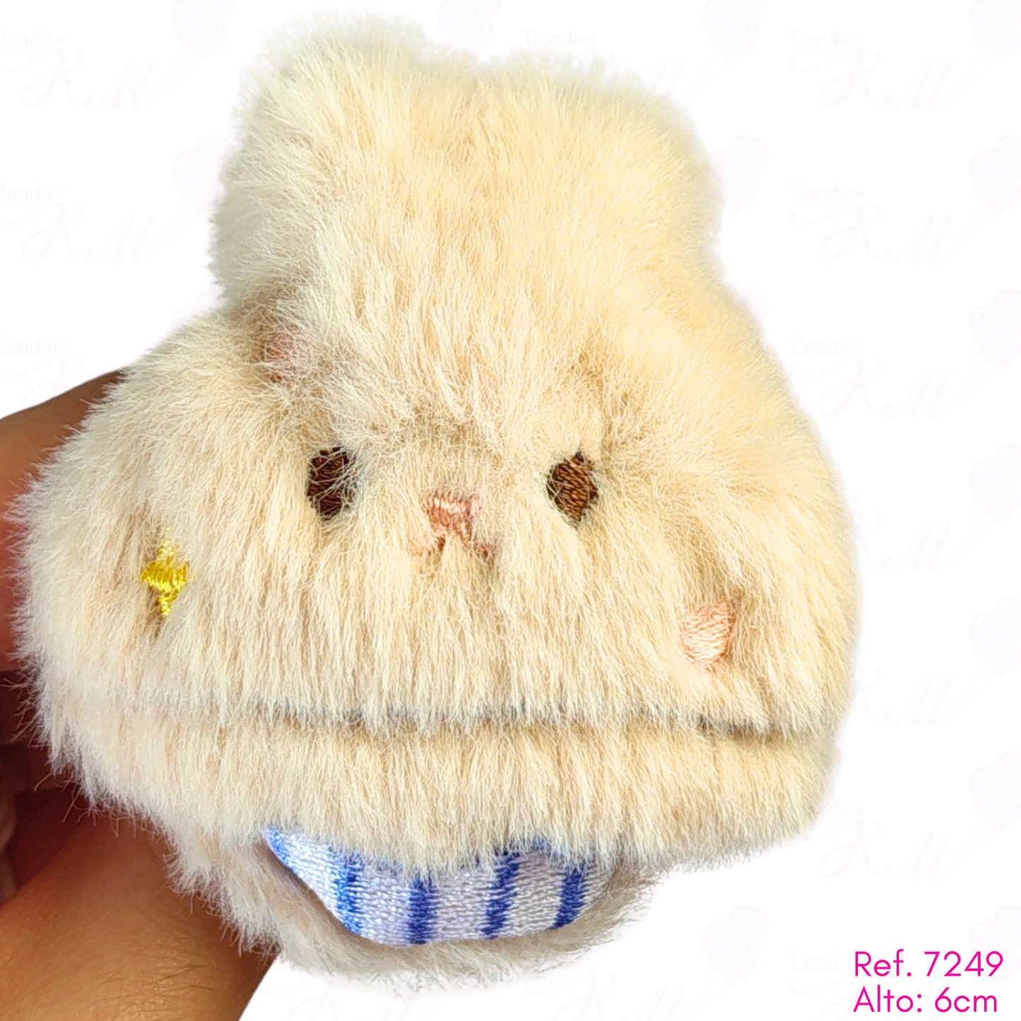 Llavero peludo pequeño por unidad