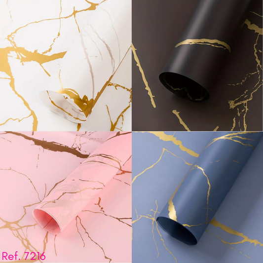 papel coreano marmoleado x 20 pliegos