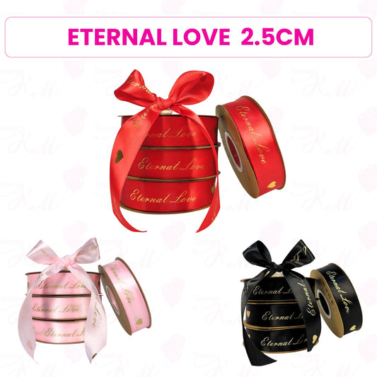 Cinta tela eternal love 2.5cm