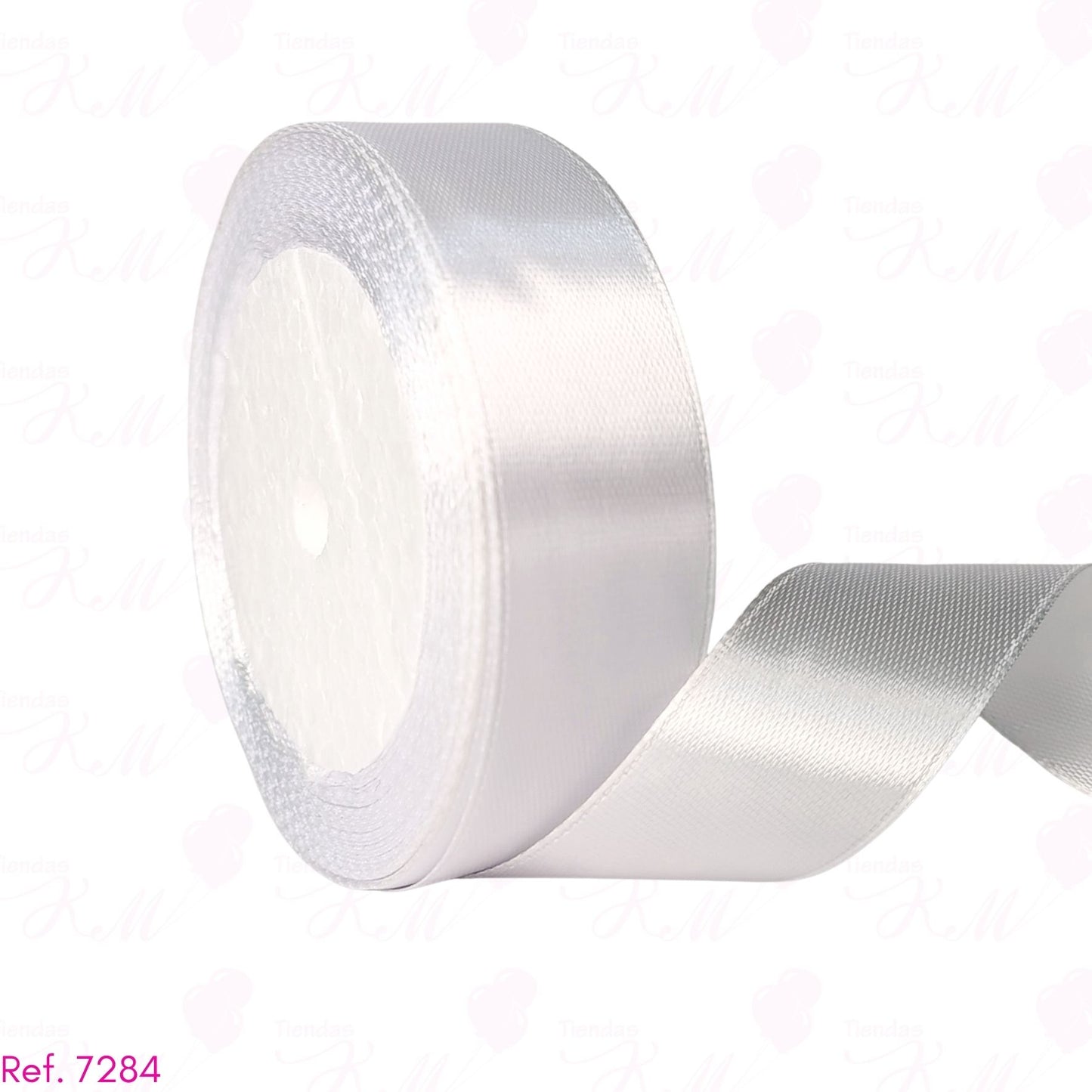 Cinta satin 2.5cm de 1 cara x 22 metros