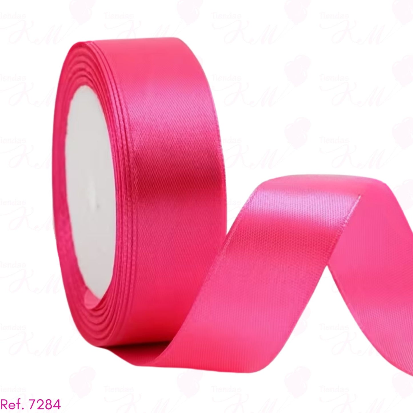 Cinta satin 2.5cm de 1 cara x 22 metros