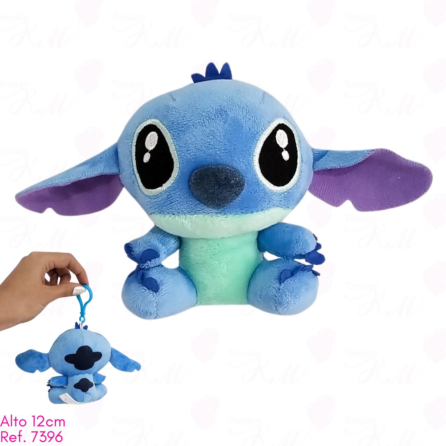 Llaveros de Stitch y Angela  / 12cm