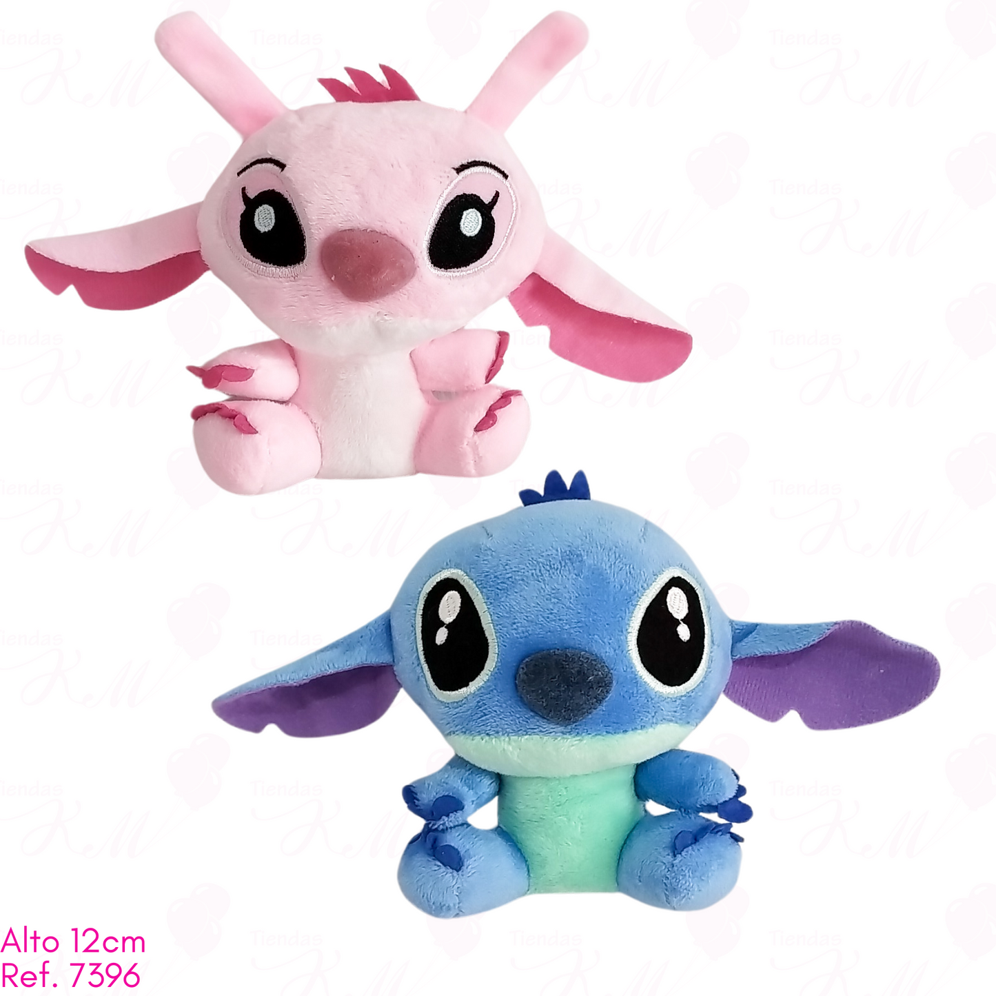 Llaveros de Stitch y Angela  / 12cm