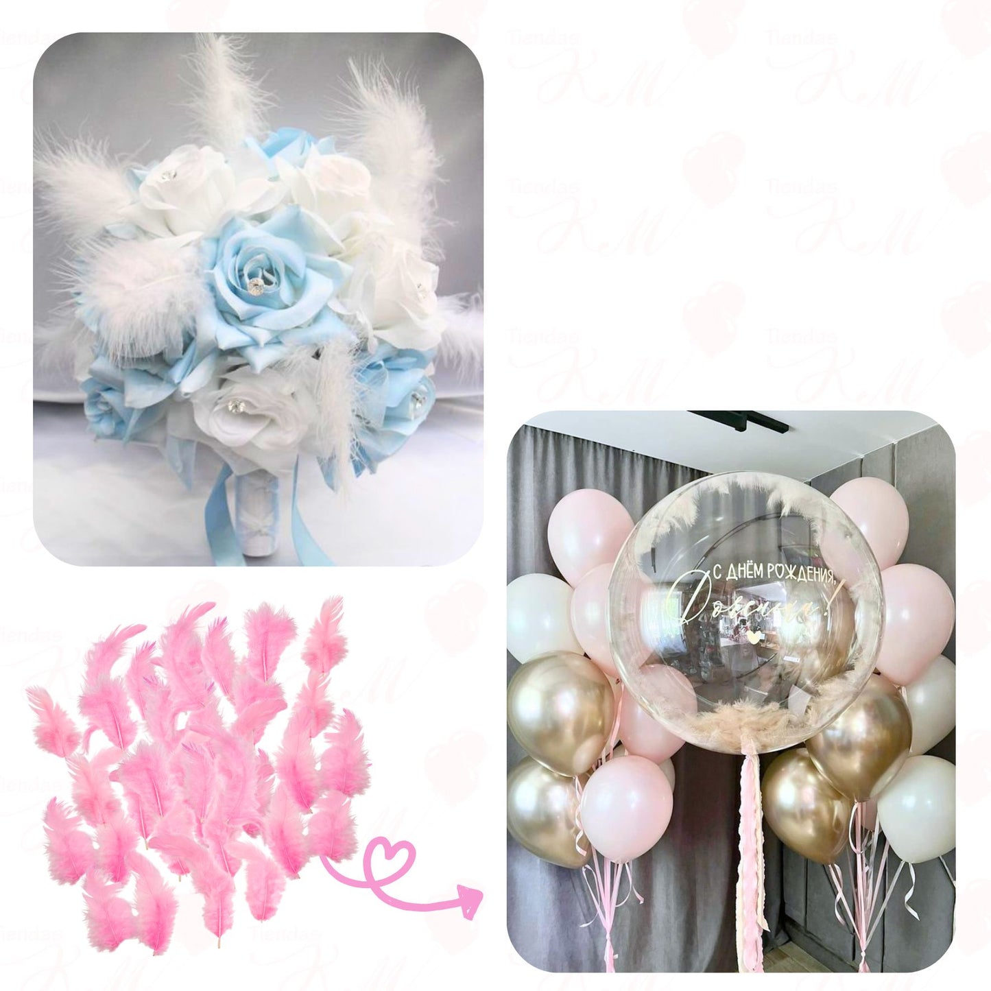 Plumas decorativas